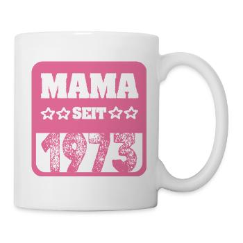 Muttertag 1973 - Tasse - Weiß - Rechts