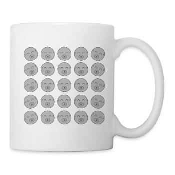 Niedliches Seelöwengesicht - Tasse - Weiß - Rechts