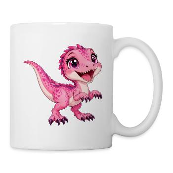 Greifvogel Rose Kawaii - Tasse - Weiß - Rechts