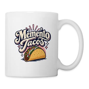Memento Tacos Retro-Logo - Tasse - Weiß - Rechts