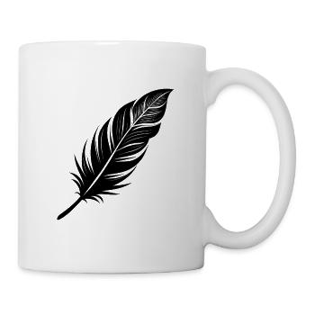 Turkey Feather - Tasse - Weiß - Rechts