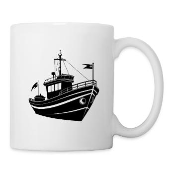Fischerboot - Tasse - Weiß - Rechts