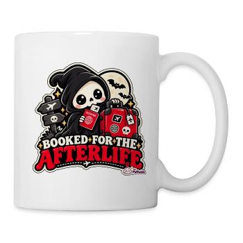 Halloween – Bucht für After – Spooky Travel - Tasse - Weiß - Rechts