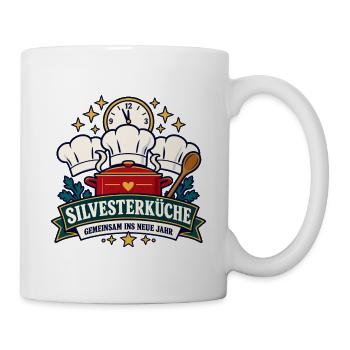 Silvesterküche – Gemeinsam ins neue Jahr - Tasse - Weiß - Rechts