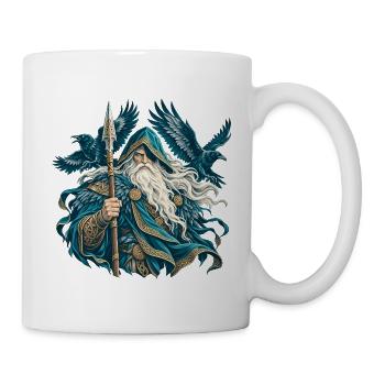 Odin Allvater Wikinger Nordische Mythologie - Tasse - Weiß - Rechts