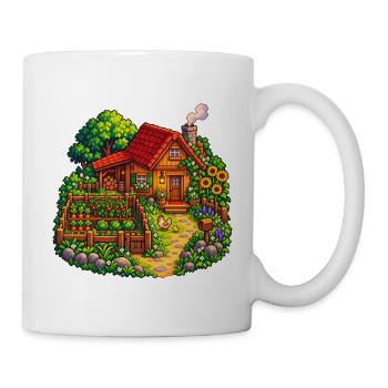 Häuschen im Gartenparadies - Tasse - Weiß - Rechts