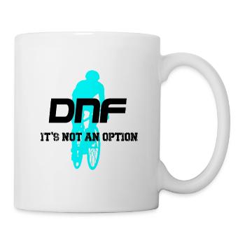Neon Bike: DNF Das ist keine Option - Tasse - Weiß - Rechts