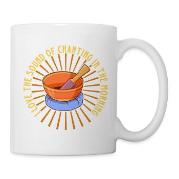 Morgenklang - Meditation mit Mantra - Tasse - Weiß - Rechts