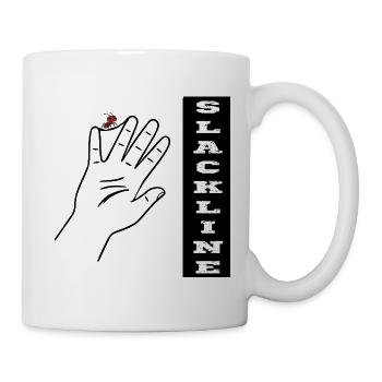 Slackline Ameise - Tasse - Weiß - Rechts