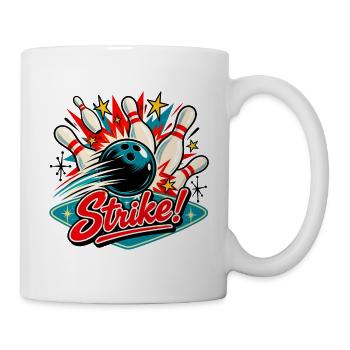 Strike Bowling Retro Explosion - Tasse - Weiß - Rechts