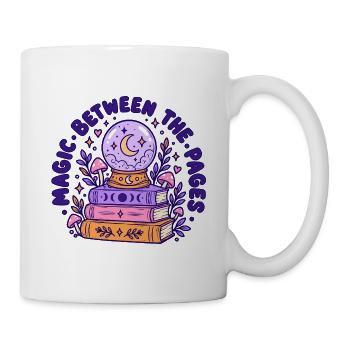 Magie Zwischen Den Seiten - Tasse - Weiß - Rechts