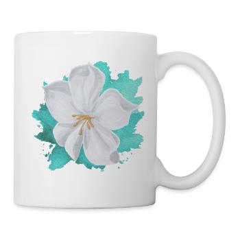 Magische Mandelblüte - Sonja von Staden - Tasse - Weiß - Rechts