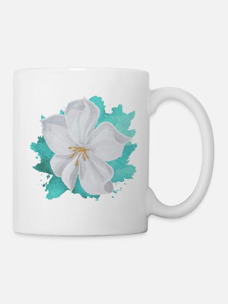 Magische Mandelblüte - Sonja von Staden - Tasse - Weiß