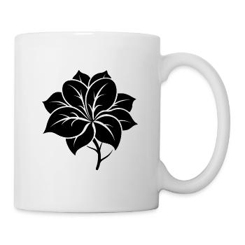 Puakenikeni-Blüte - Tasse - Weiß - Rechts