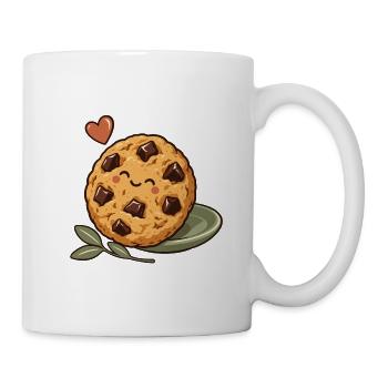 Kaffee und Keks – Keks - Tasse - Weiß - Rechts