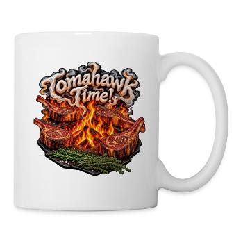 Tomahawk Time Feuergrill - Tasse - Weiß - Rechts