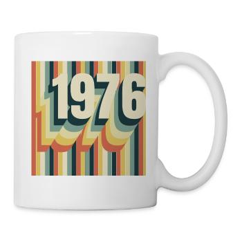 Vintage 1976 - Tasse - Weiß - Rechts