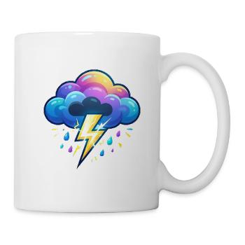 Blitz - Tasse - Weiß - Rechts