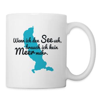 Tegernsee Bayern - Tasse - Weiß - Rechts