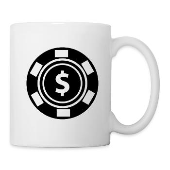 Fischspoker - Tasse - Weiß - Rechts