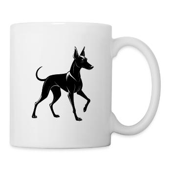 Pharao Jagdhund - Tasse - Weiß - Rechts