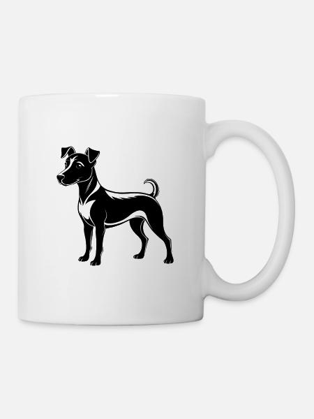 Süßer Jack Russell - Tasse - Weiß