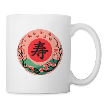 Cherry Blossom - Tasse - Weiß - Rechts