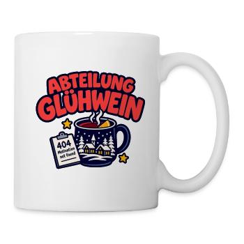 Glühwein Weihnachtsmarkt - Tasse - Weiß - Rechts