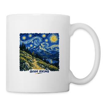 Wandern mit Gogh - Tasse - Weiß - Rechts