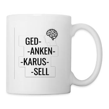 Gedankenkarussell Puzzle - Tasse - Weiß - Rechts