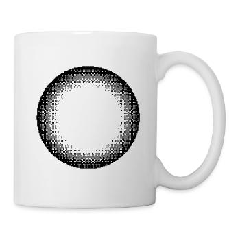 Circle Sun-Design - Tasse - Weiß - Rechts
