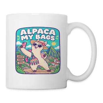 Alpaka My Bags Reisealpaka - Tasse - Weiß - Rechts