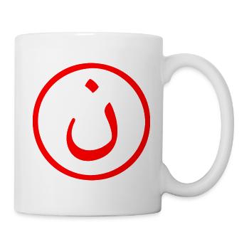 Nonne - Tasse - Weiß - Rechts