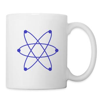 Atom - Tasse - Weiß - Rechts