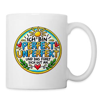 Perfekt-unperfekt - Tasse - Weiß - Rechts