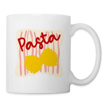 Farfalle Pasta Küche - Tasse - Weiß - Rechts