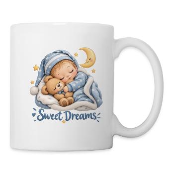 Sweet Dreams Kuscheltraum Babymotiv - Tasse - Weiß - Rechts