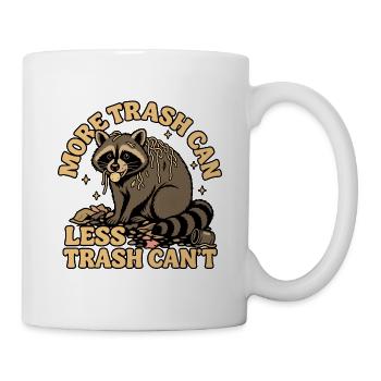 More Trash Can - Tasse - Weiß - Rechts