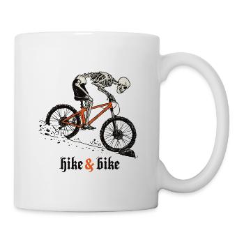 Hike nd bike - Tasse - Weiß - Rechts