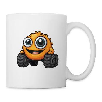 KullerMonster auf Rädern - Tasse - Weiß - Rechts