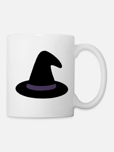Hexenhut - Tasse - Weiß