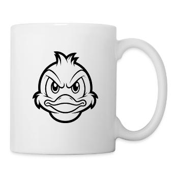 Angry Duck - Tasse - Weiß - Rechts