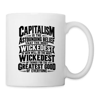Midnight Silhouette - Tasse - Weiß - Rechts