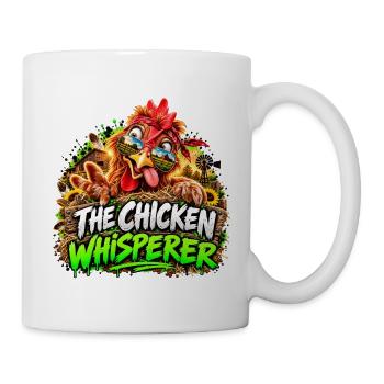 Hühnerflüsterer: Bauernhof Charme - Tasse - Weiß - Rechts