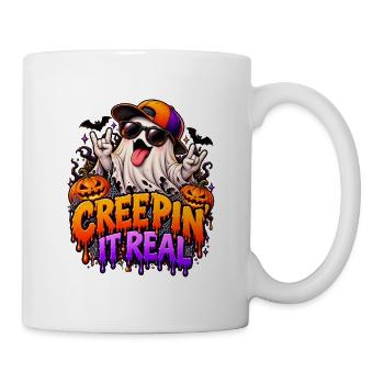 Creep It Real Halloween Ghost - Tasse - Weiß - Rechts