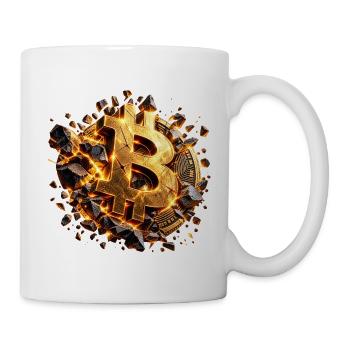 Bitcoin Unbreakable - Tasse - Weiß - Rechts