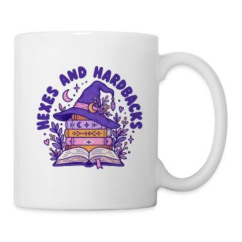 Hexenlese und Buchzauber - Tasse - Weiß - Rechts