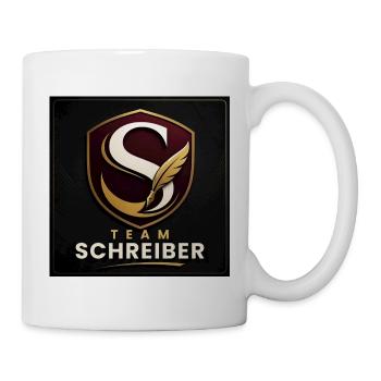 Team Schreiber Nachname Familien Name Teamwork  - Tasse - Weiß - Rechts