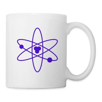 Atom - Tasse - Weiß - Rechts