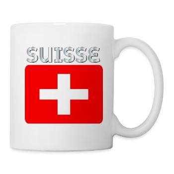 Schweiz - Tasse - Weiß - Rechts